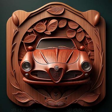 3D модель Alfa Romeo Spider (STL)